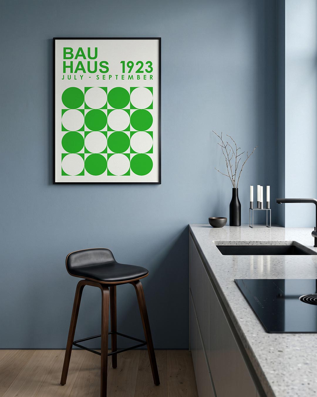 Cirkelritme en kleur Poster