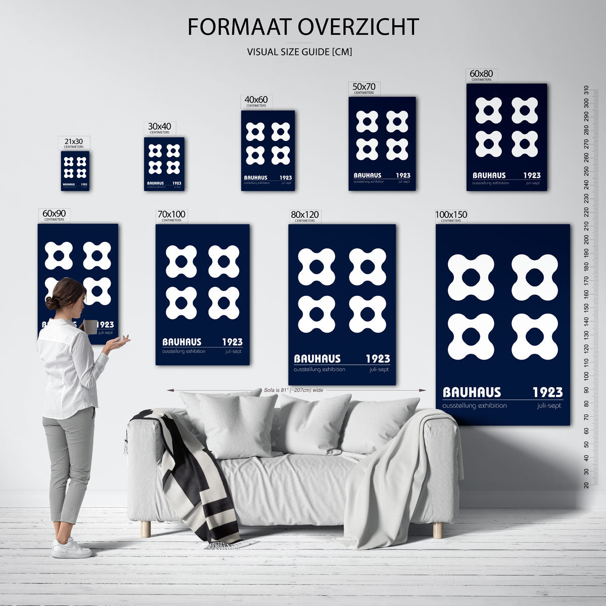Vormen en vlakken Poster