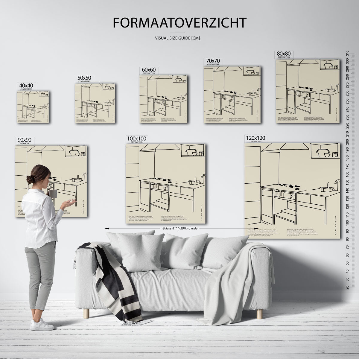 Keukeninterieur Poster