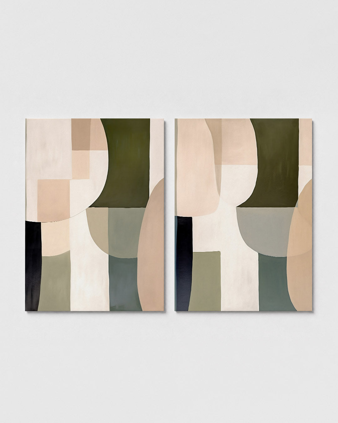 Vorm en kleurenspel Posterset