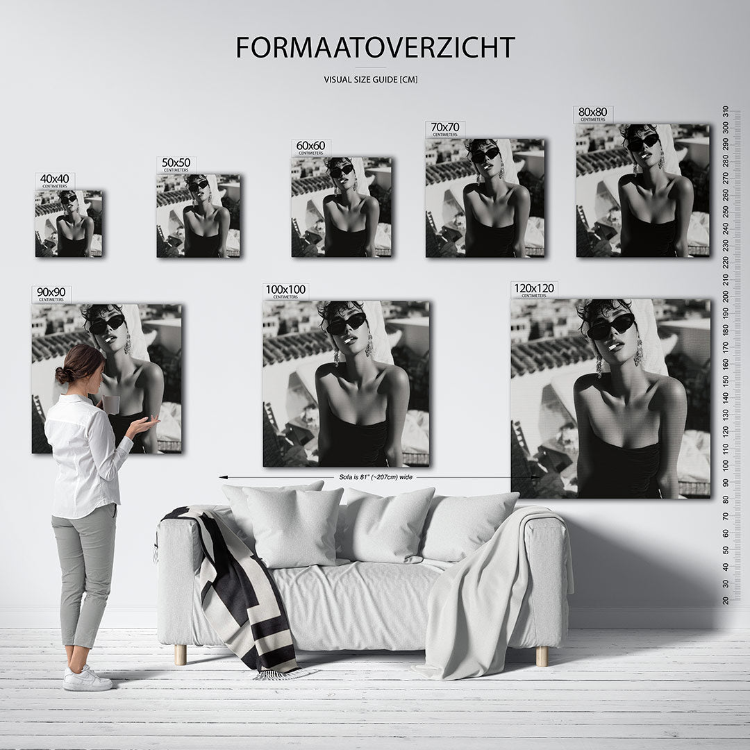 Zwart wit fotografie Kunstwerk