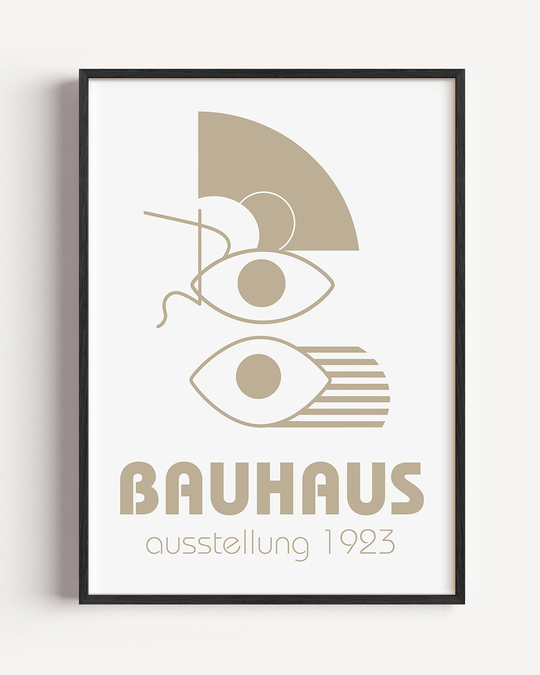 Oogvormen en lijnen Poster
