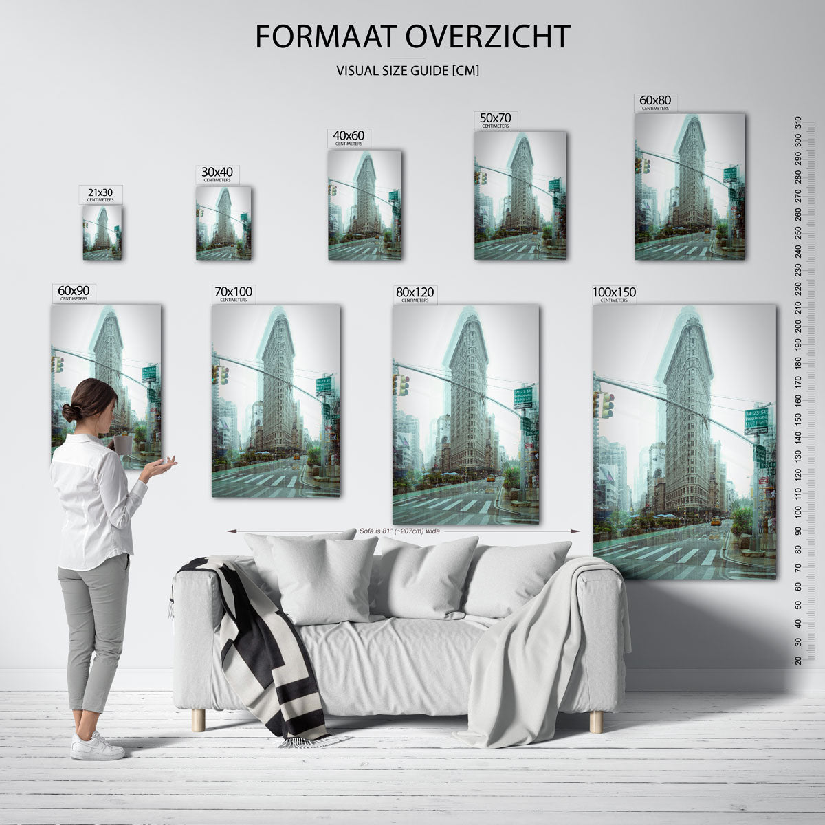 Stedelijke vervaging Poster