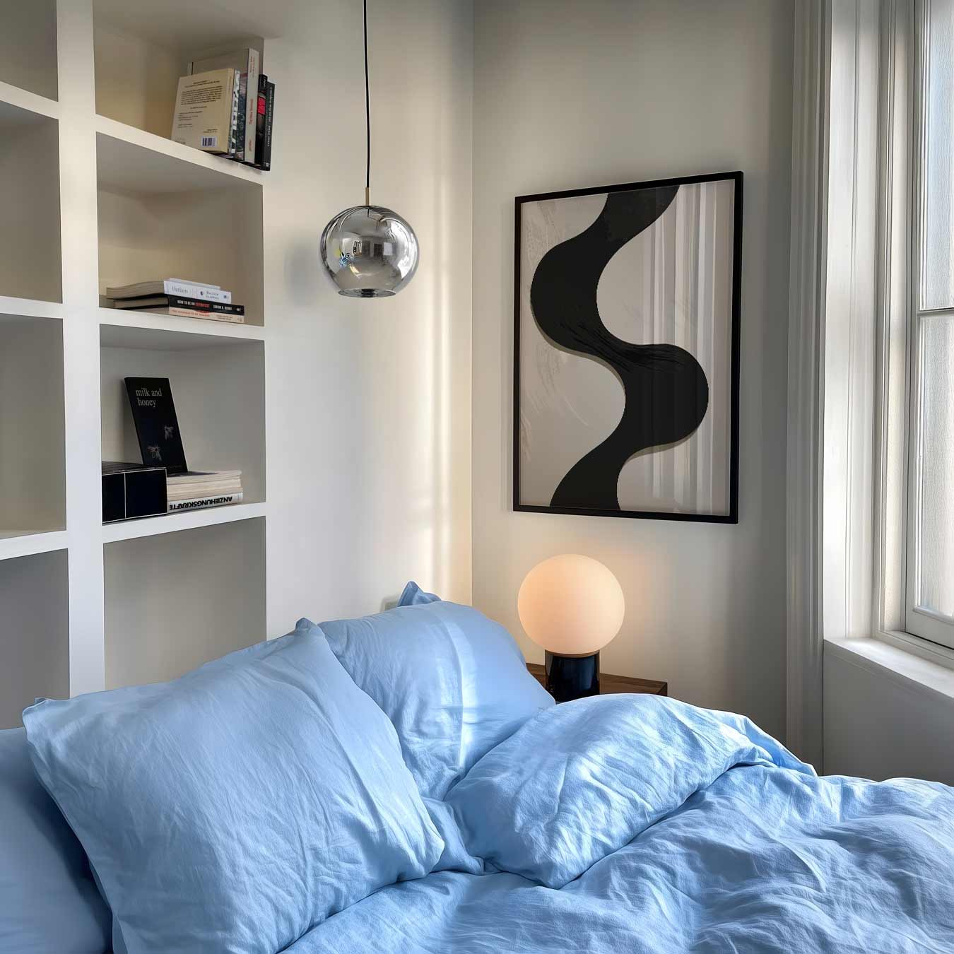 Modern Vloeiend Abstract Poster-WallArtistic