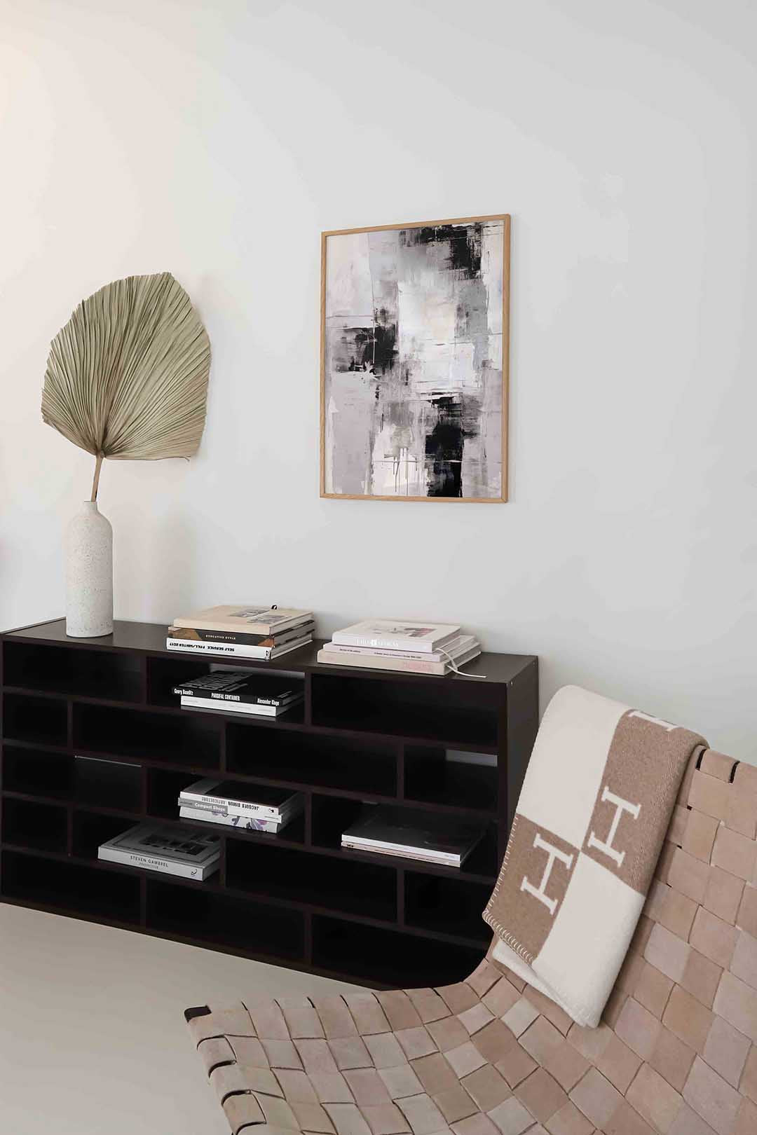 Abstracte zwart wit Poster
