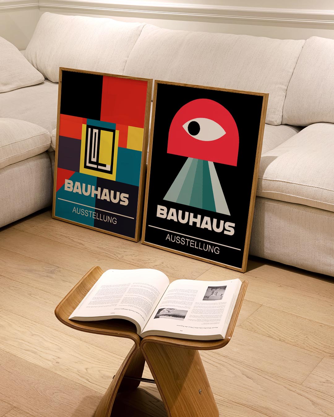 Oog en stralen Posterset