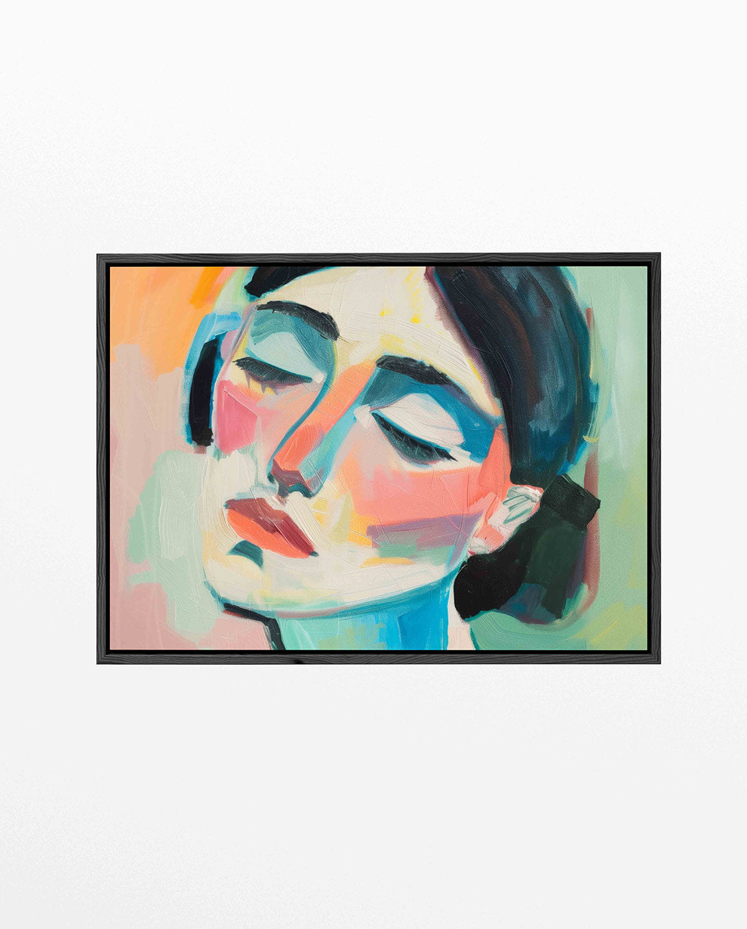 Dromerige kleurencompositie Kunstwerk