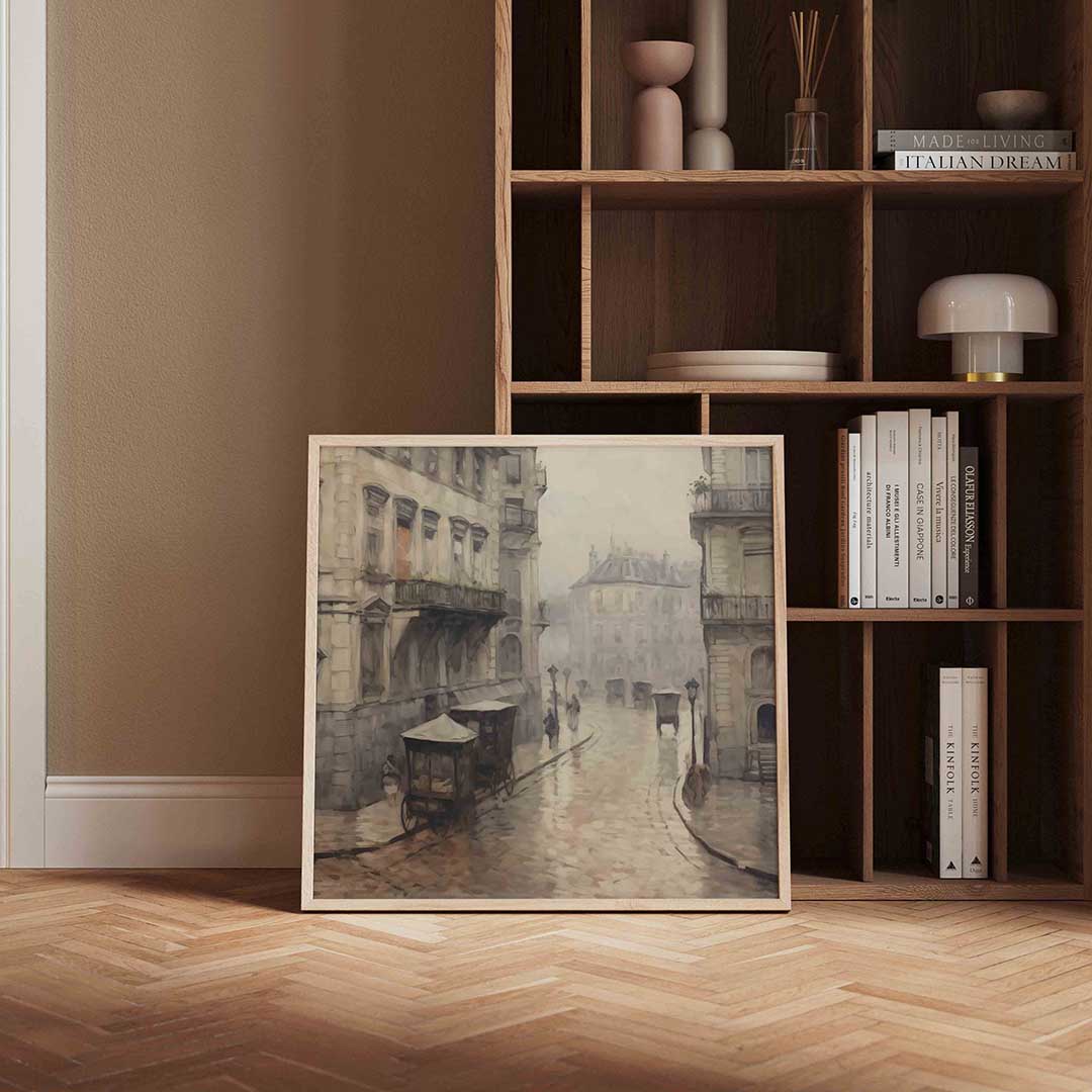 Historische straat Poster