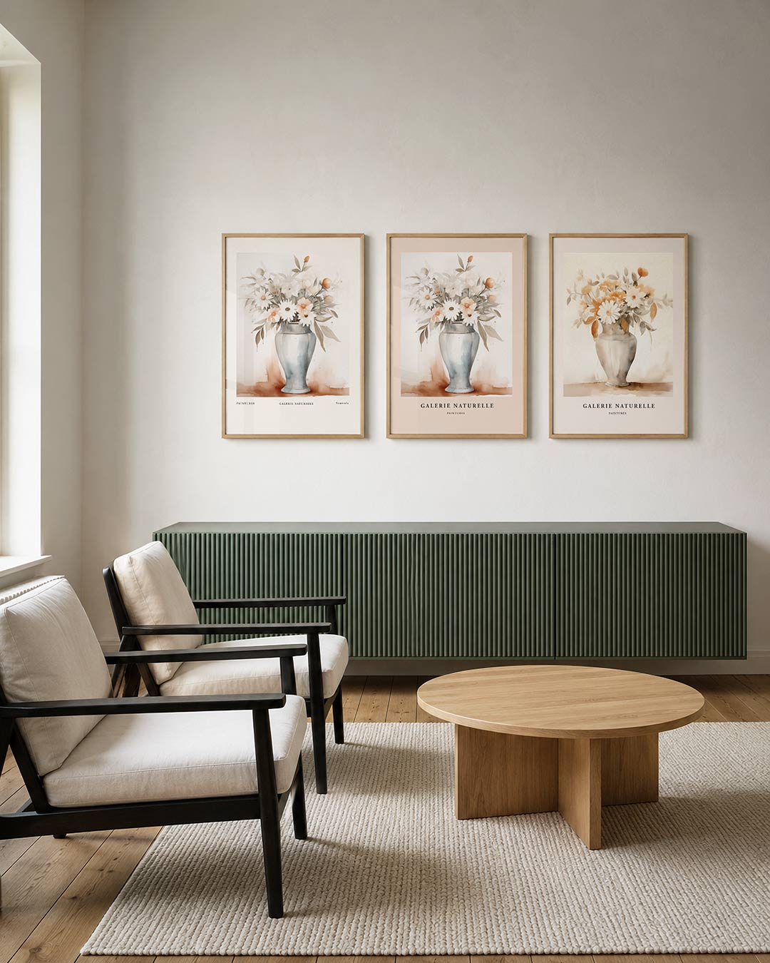 Bloemrijke vaas Posterset