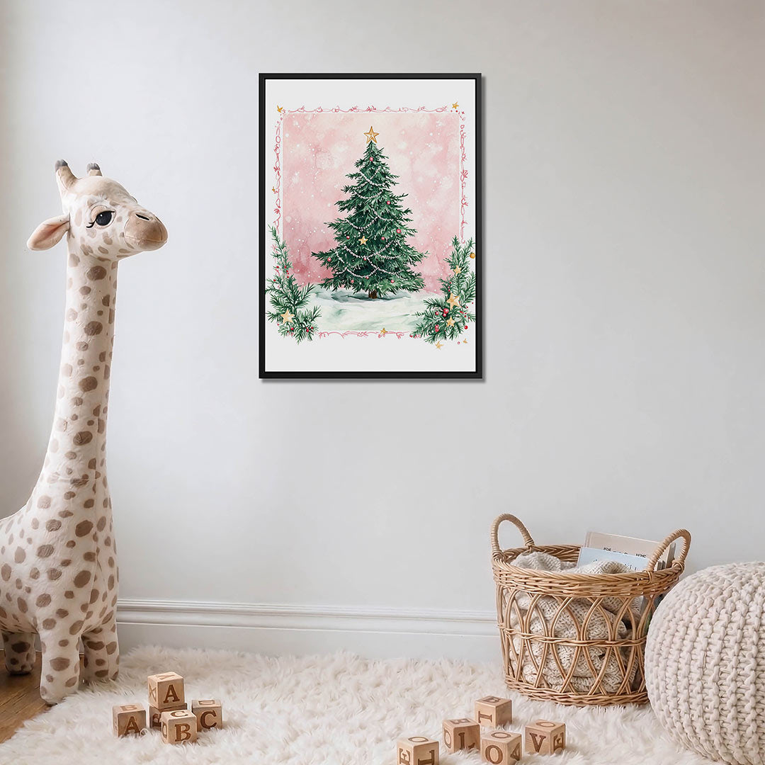 Kerstboom illustratie Kunstwerk