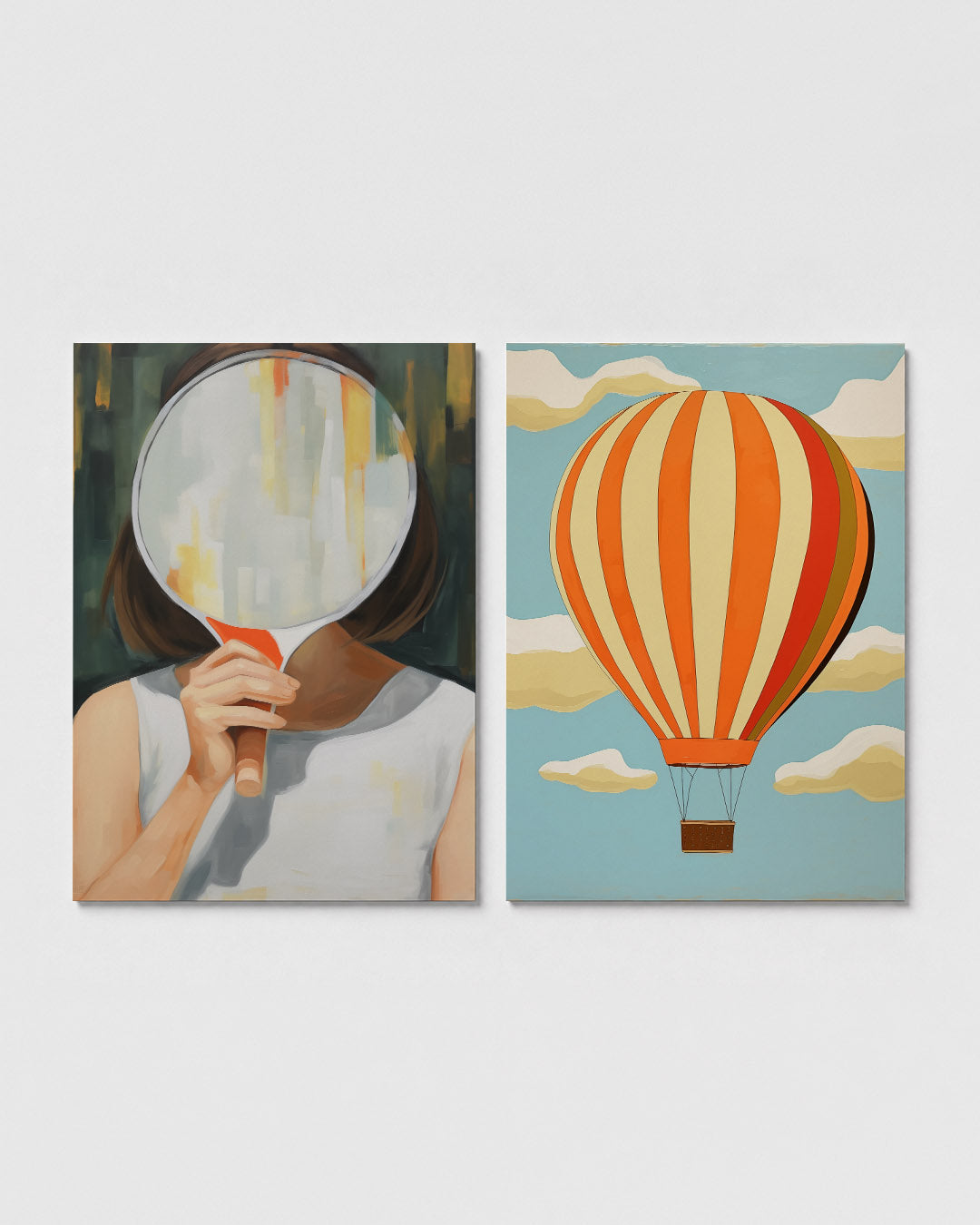 Spiegel en kleur Posterset