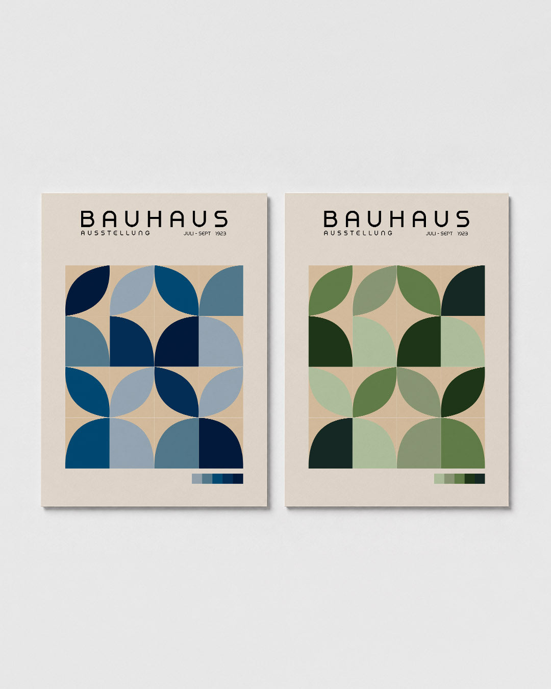Vormen en vlakkenspel Posterset