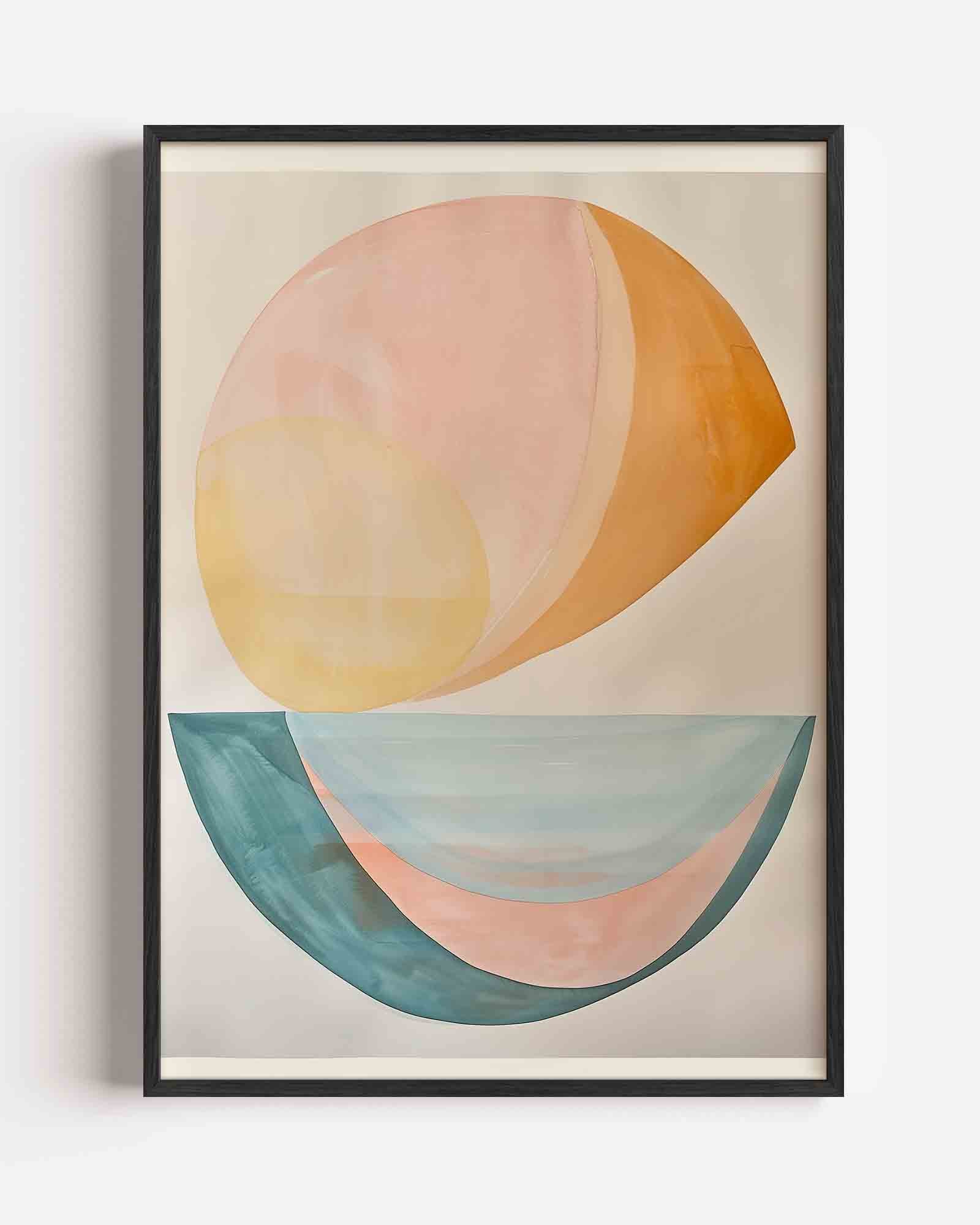 Abstracte vormen Poster