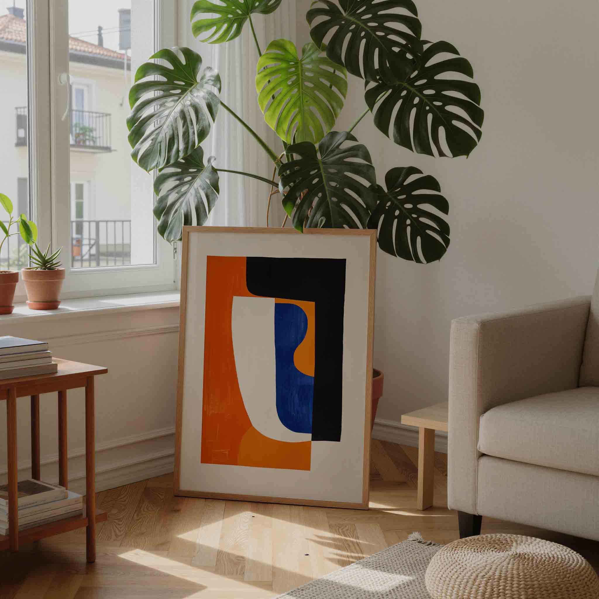 Abstracte vormen Poster