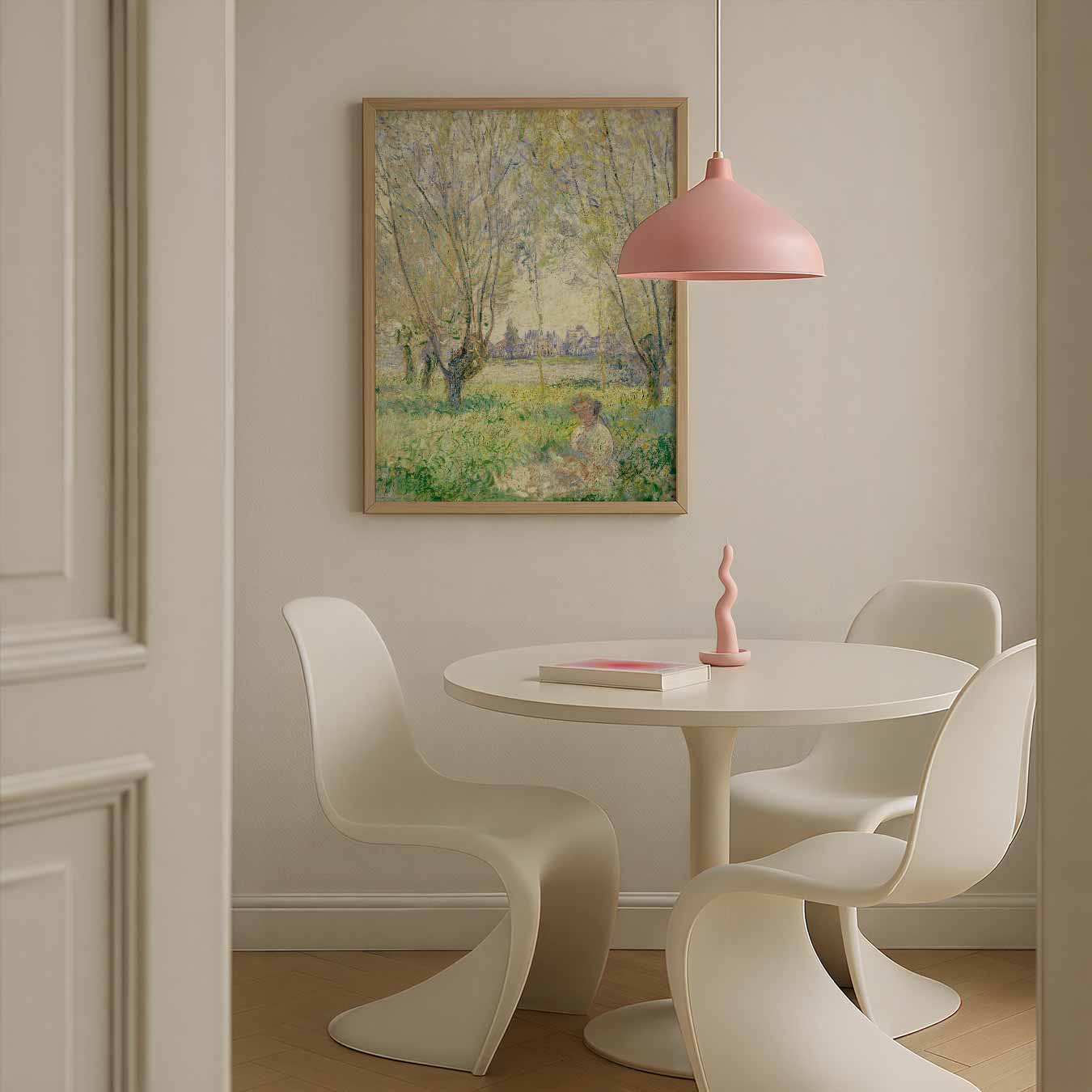 Impressionistische Boomgaard Poster-WallArtistic
