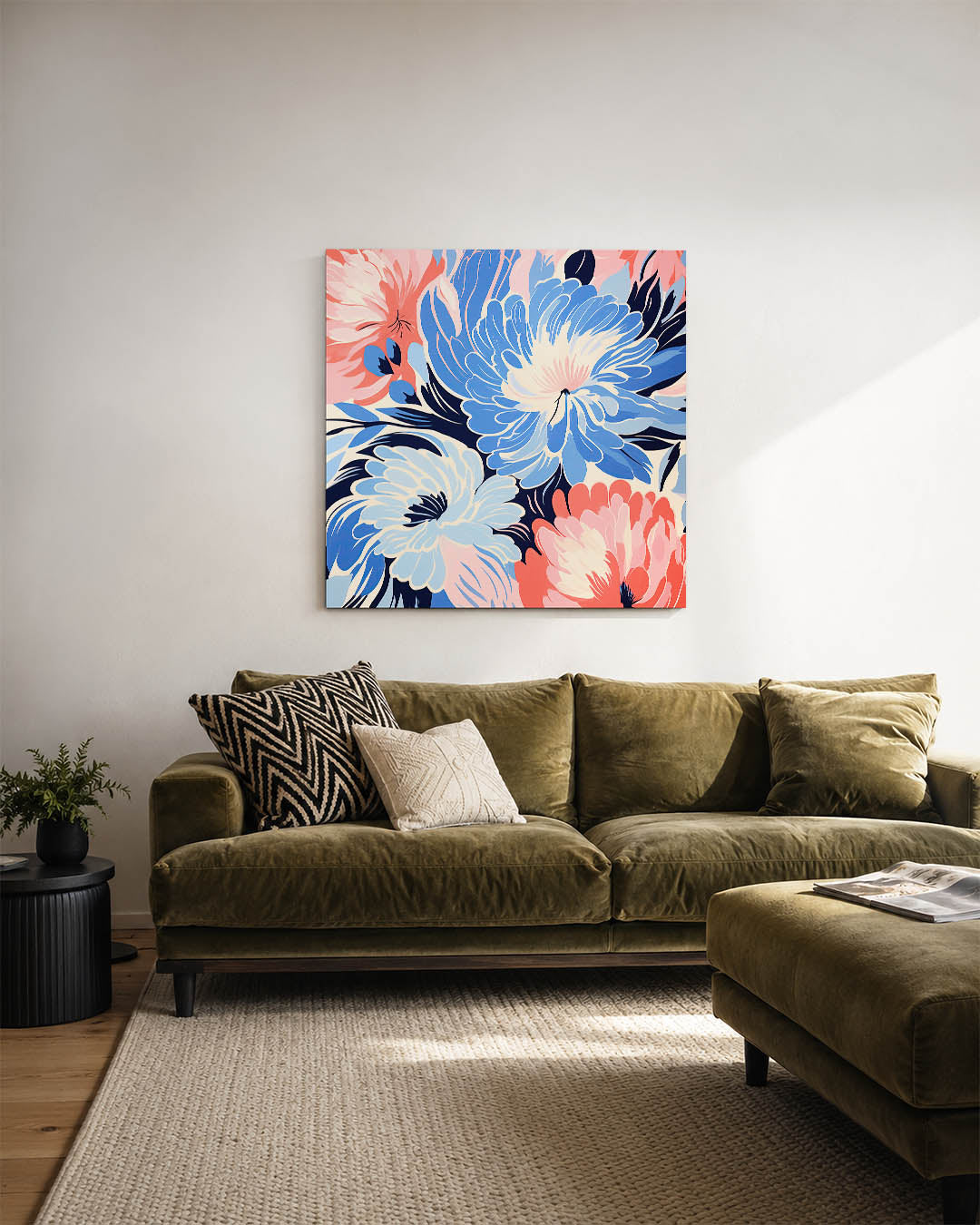 Bloemrijke vormen Kunstwerk