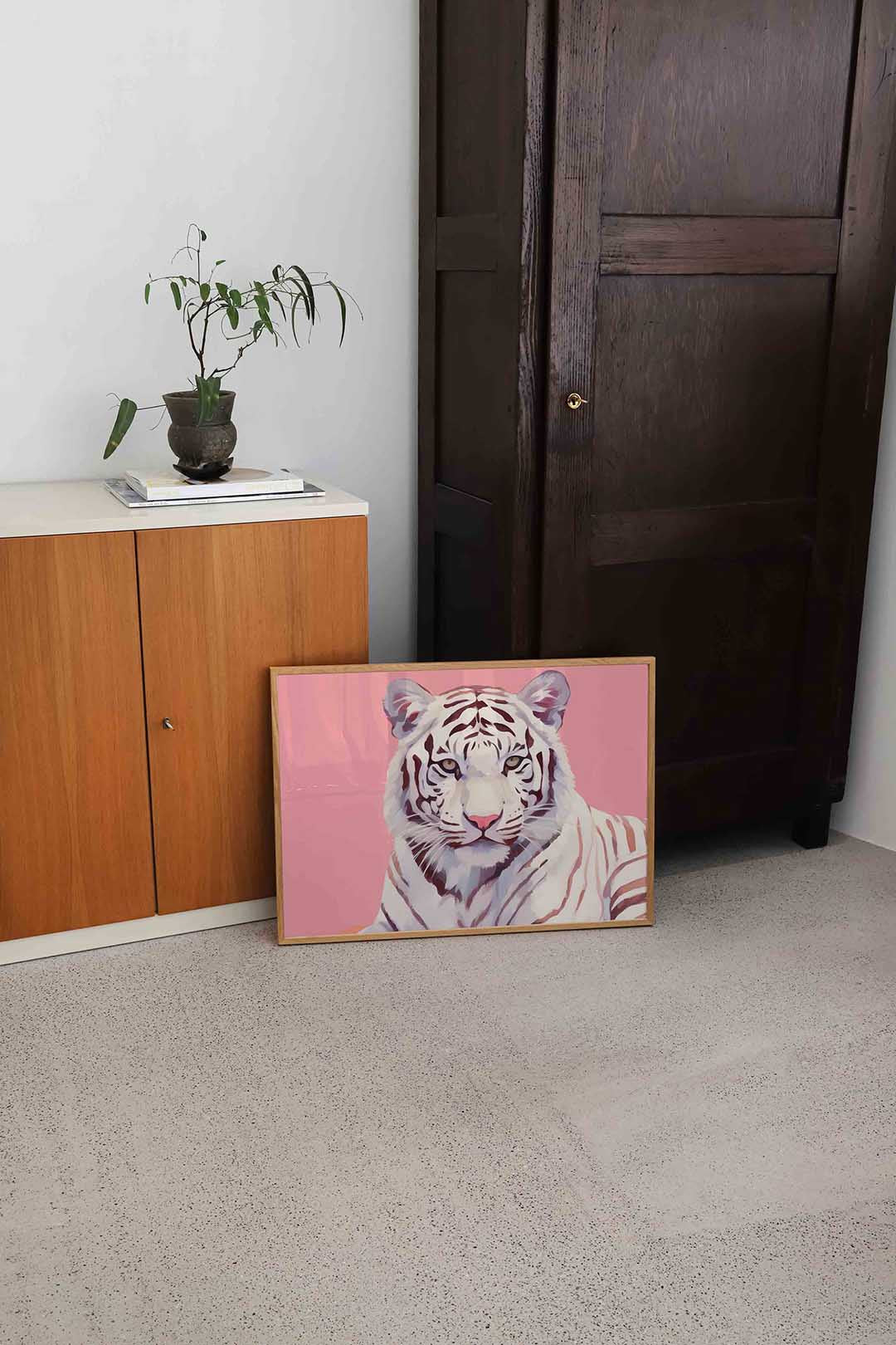Witte tijger Poster