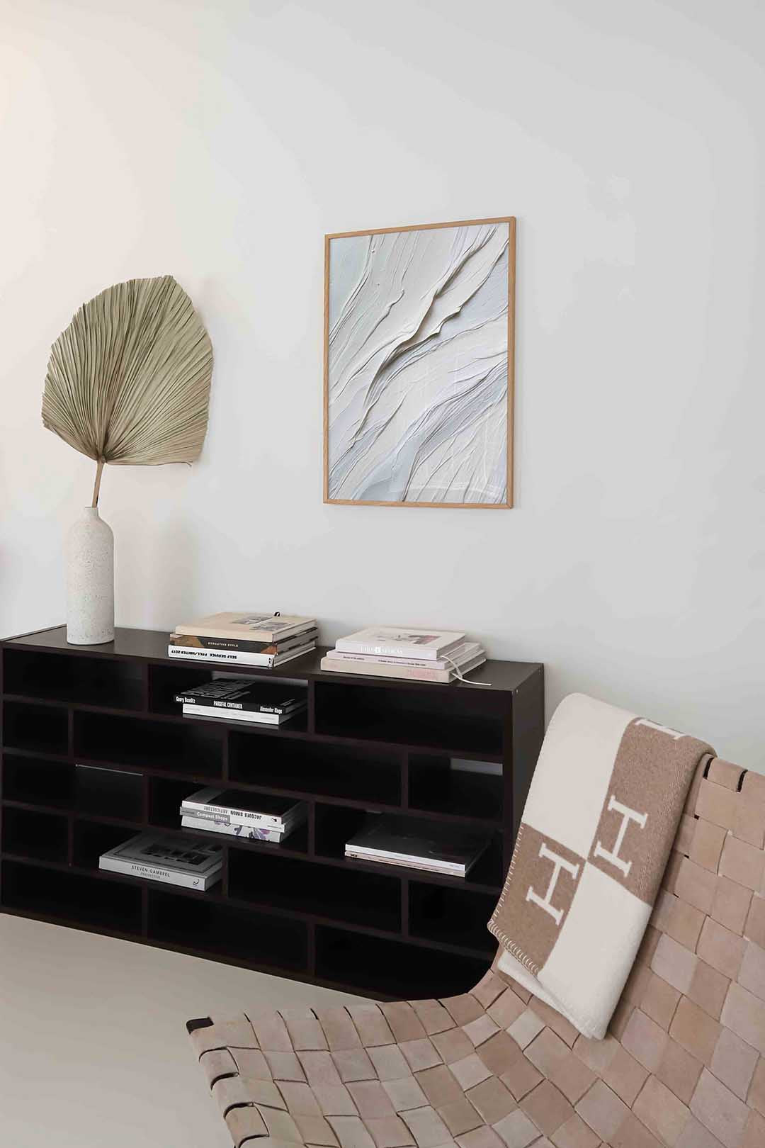 Witte textuur Poster