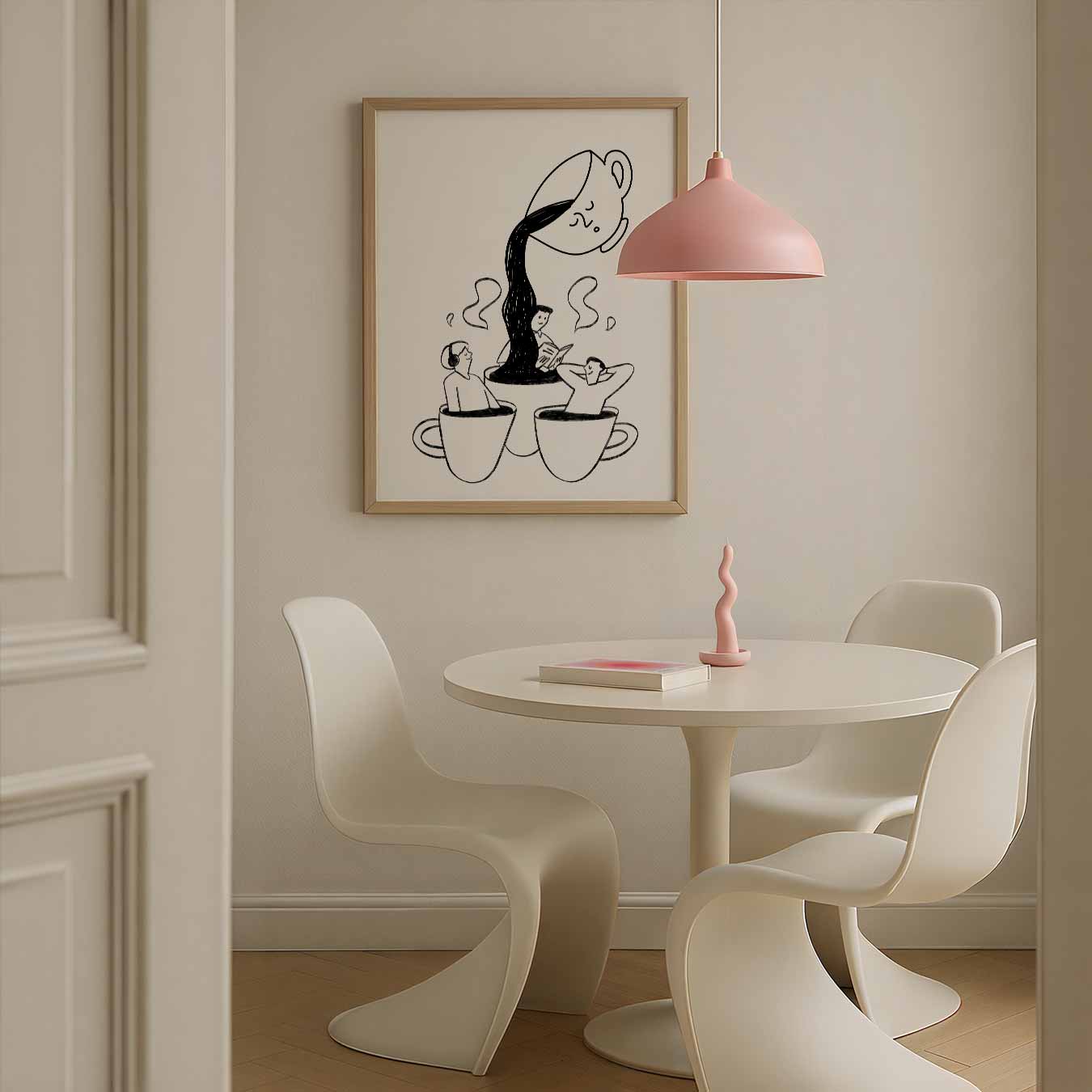 Koffie Ochtend Genot Poster-WallArtistic
