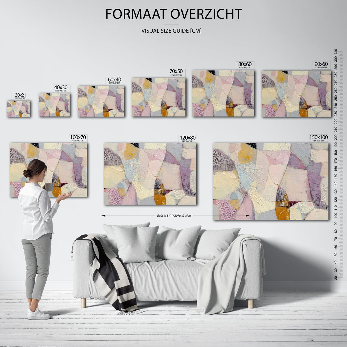 Abstracte vormen Poster