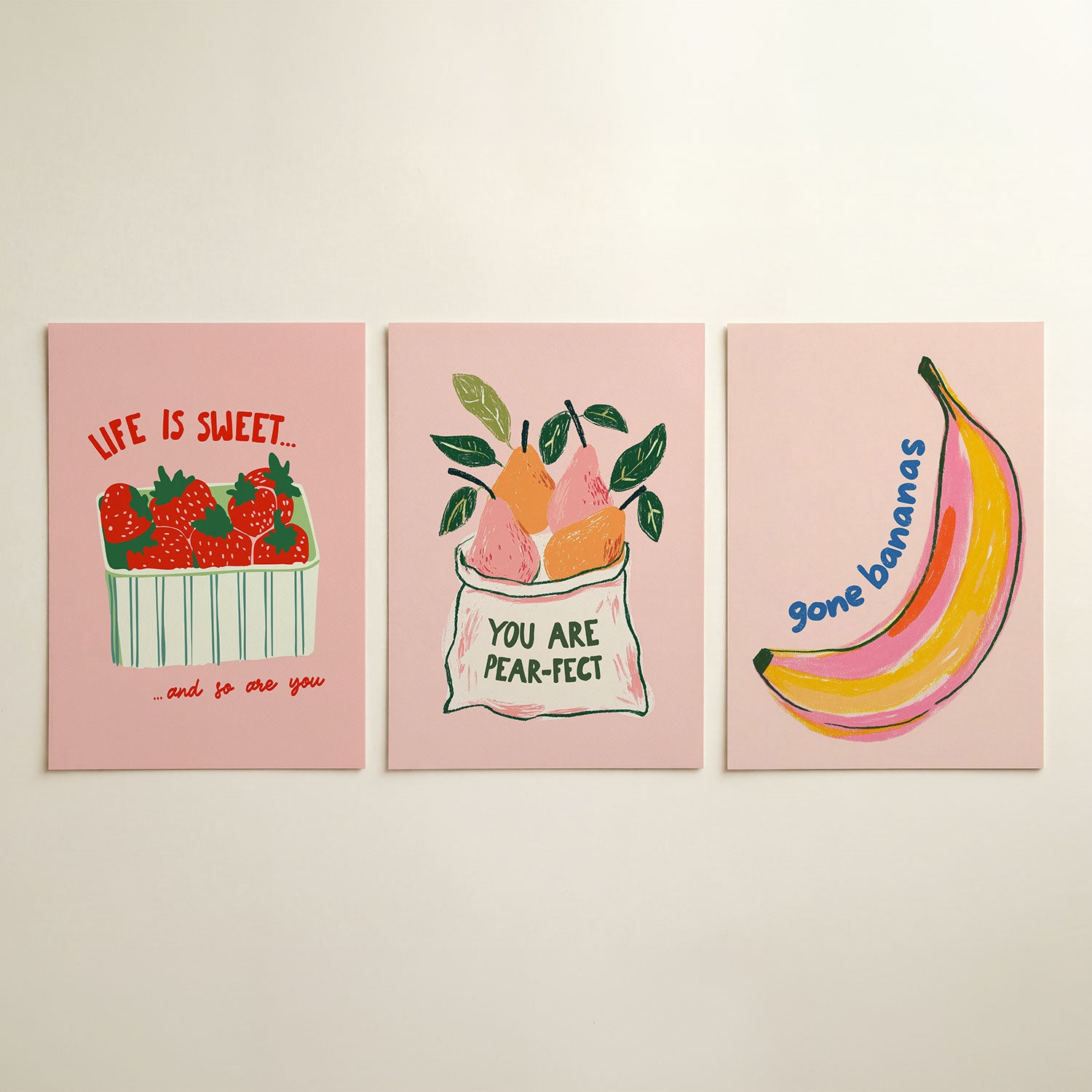 Zoete boodschap Posterset