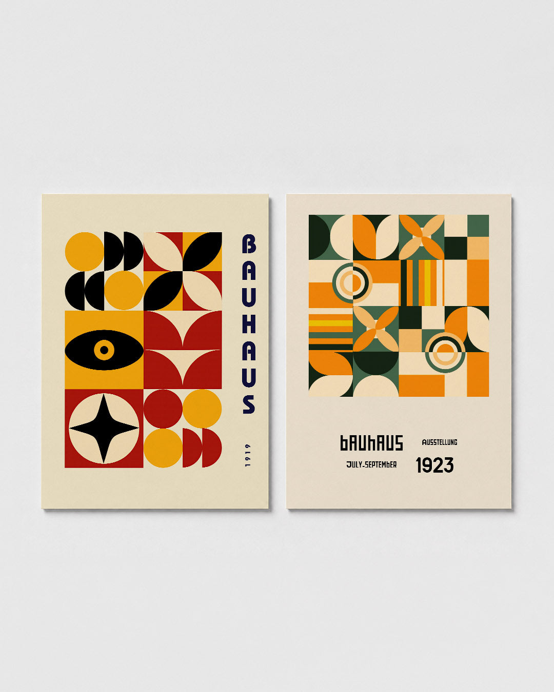 Vormen en kleurvlakken Posterset