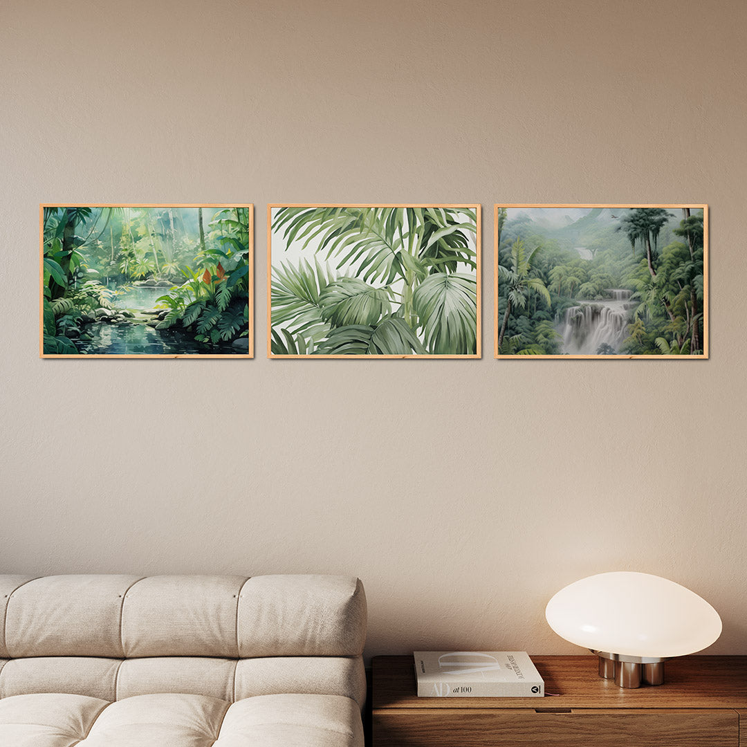 Licht en bladeren Posterset