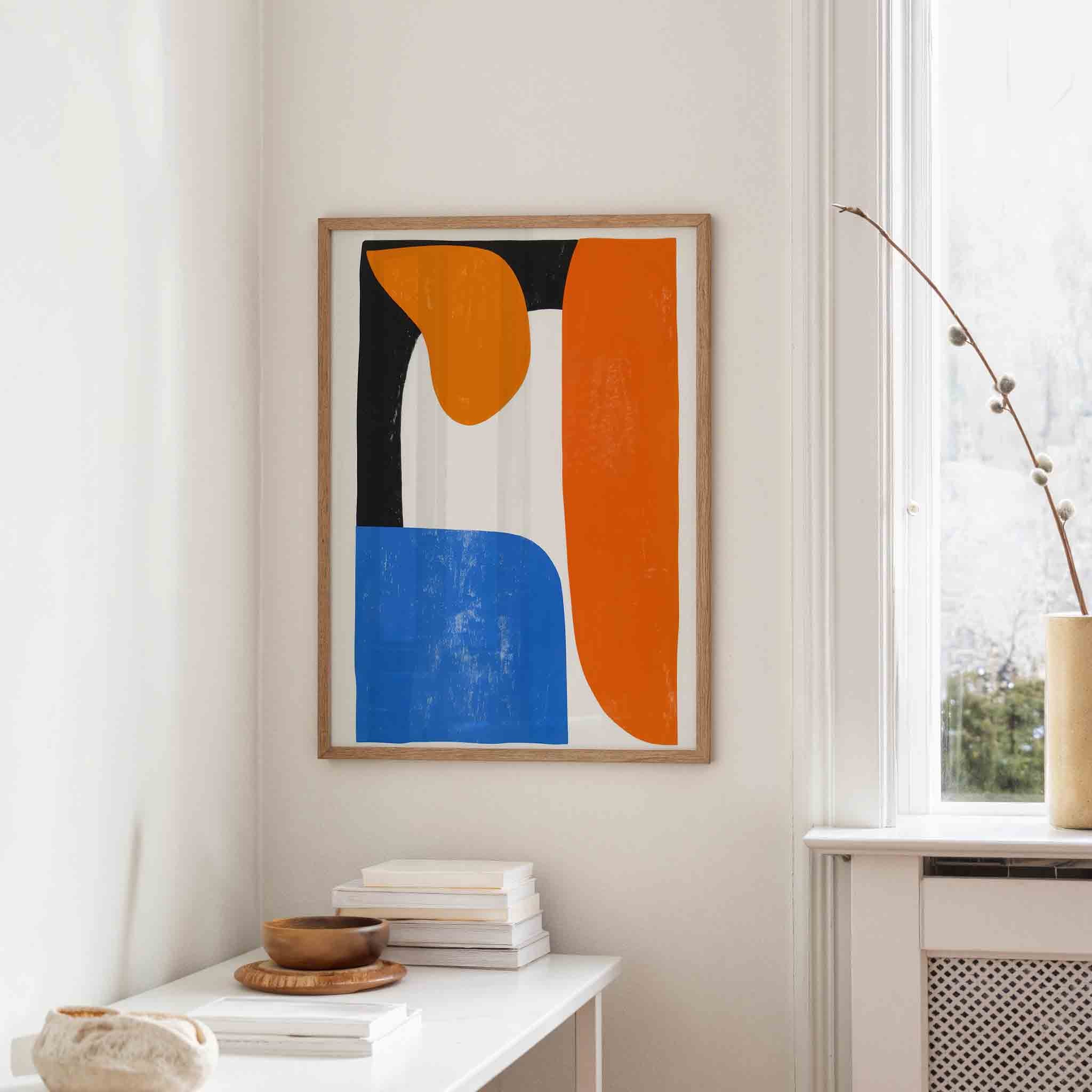 Abstracte vormen Poster