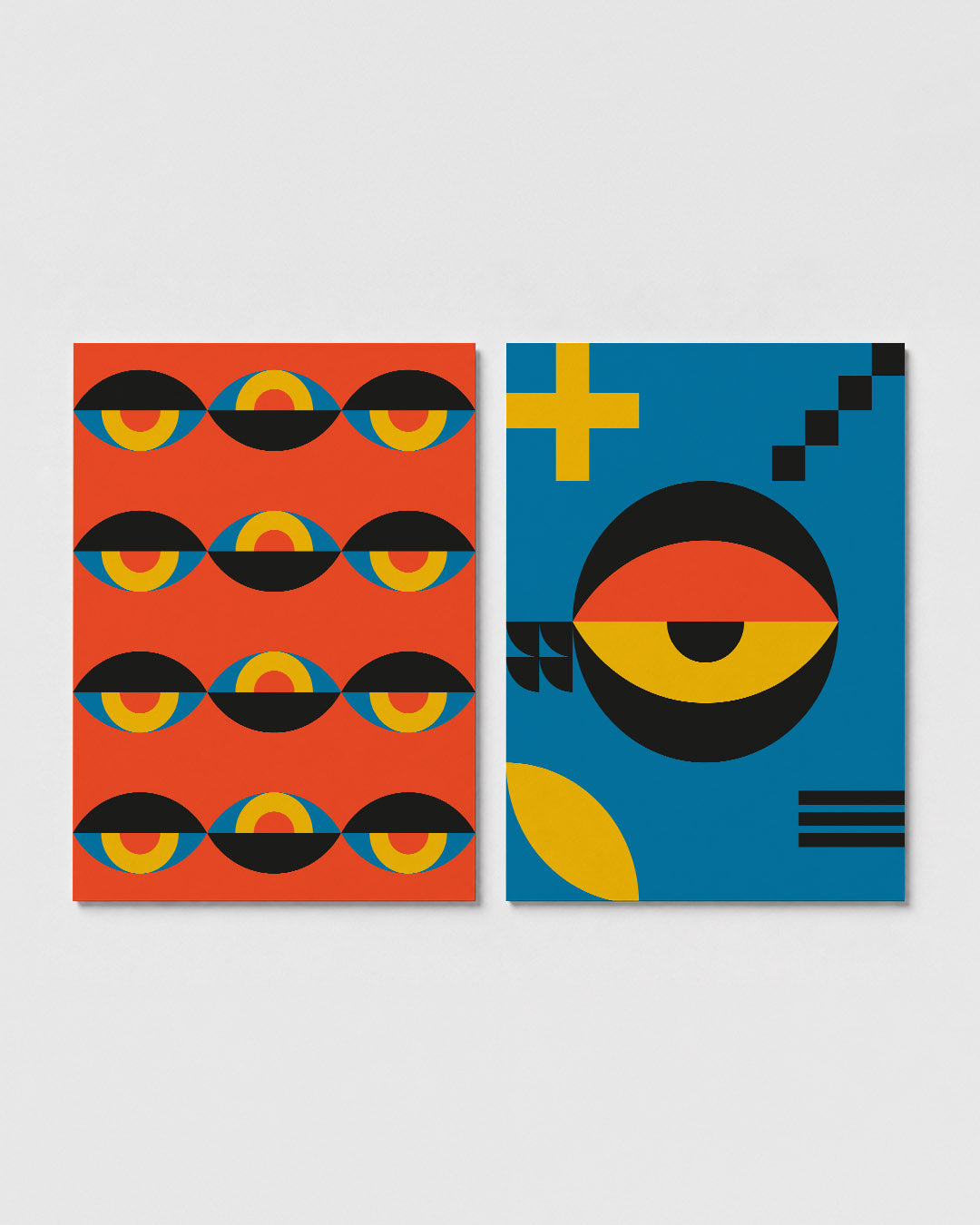 Oogvormen ritme Posterset