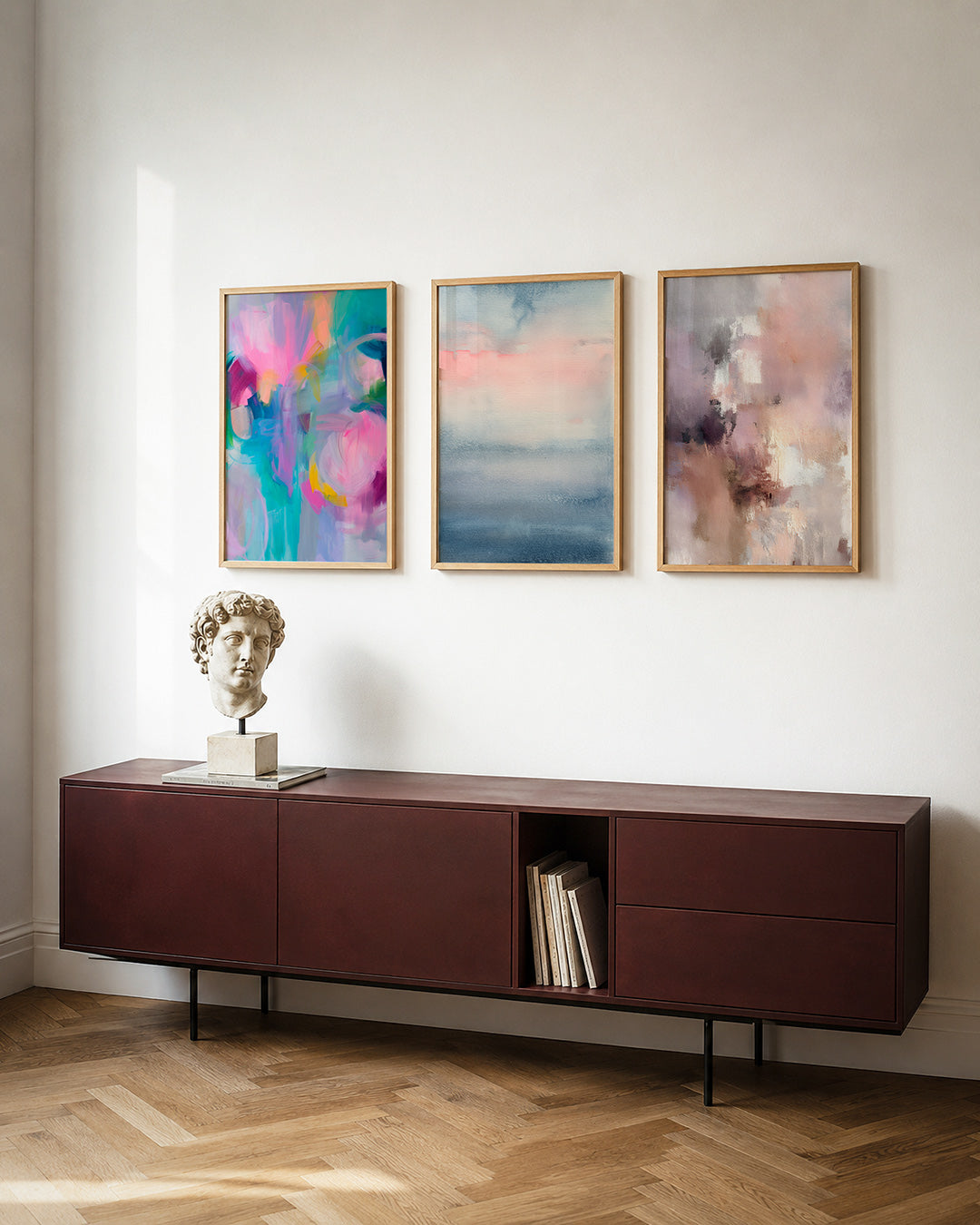 Kleurrijke vormen Posterset