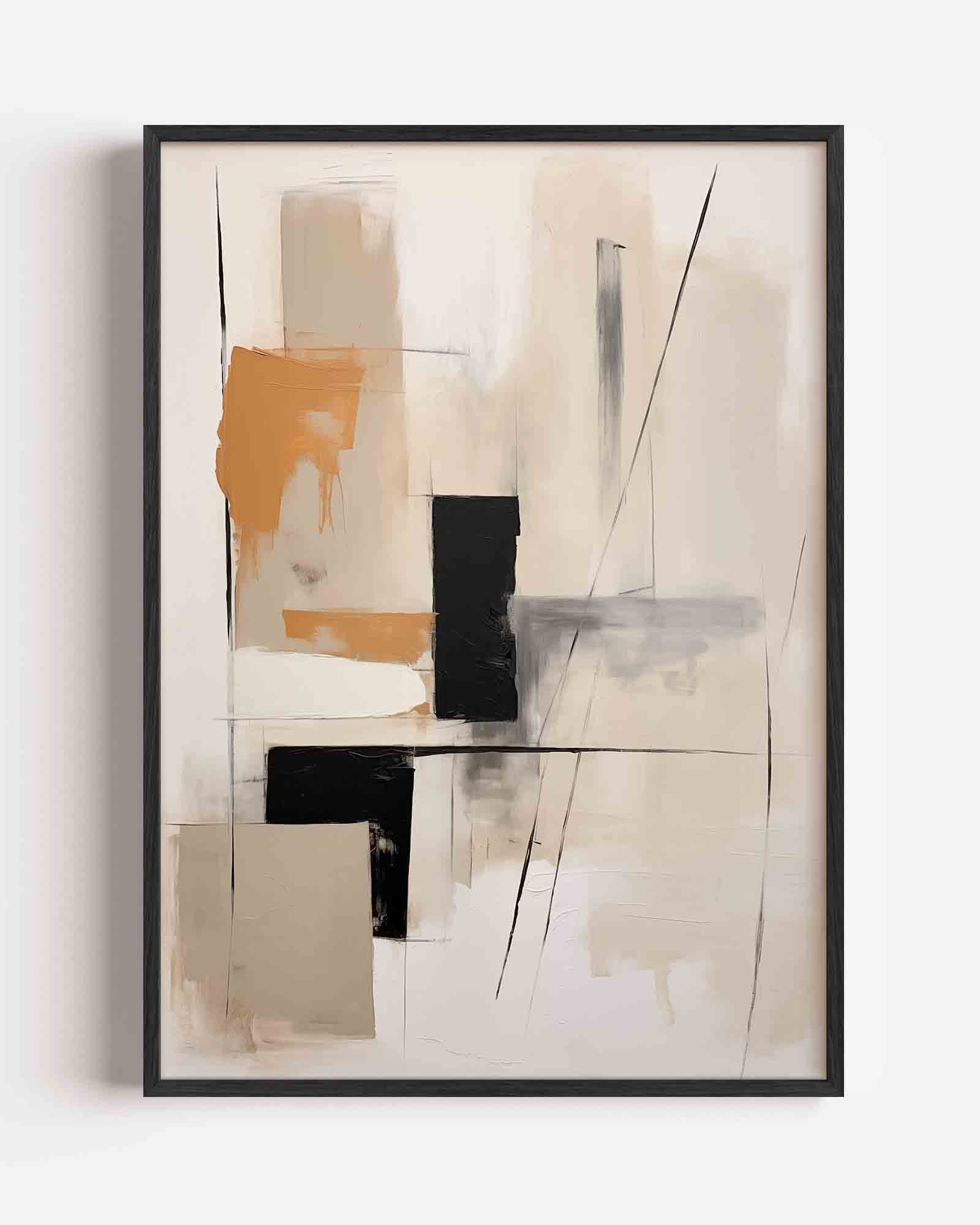 Abstracte vormen Poster