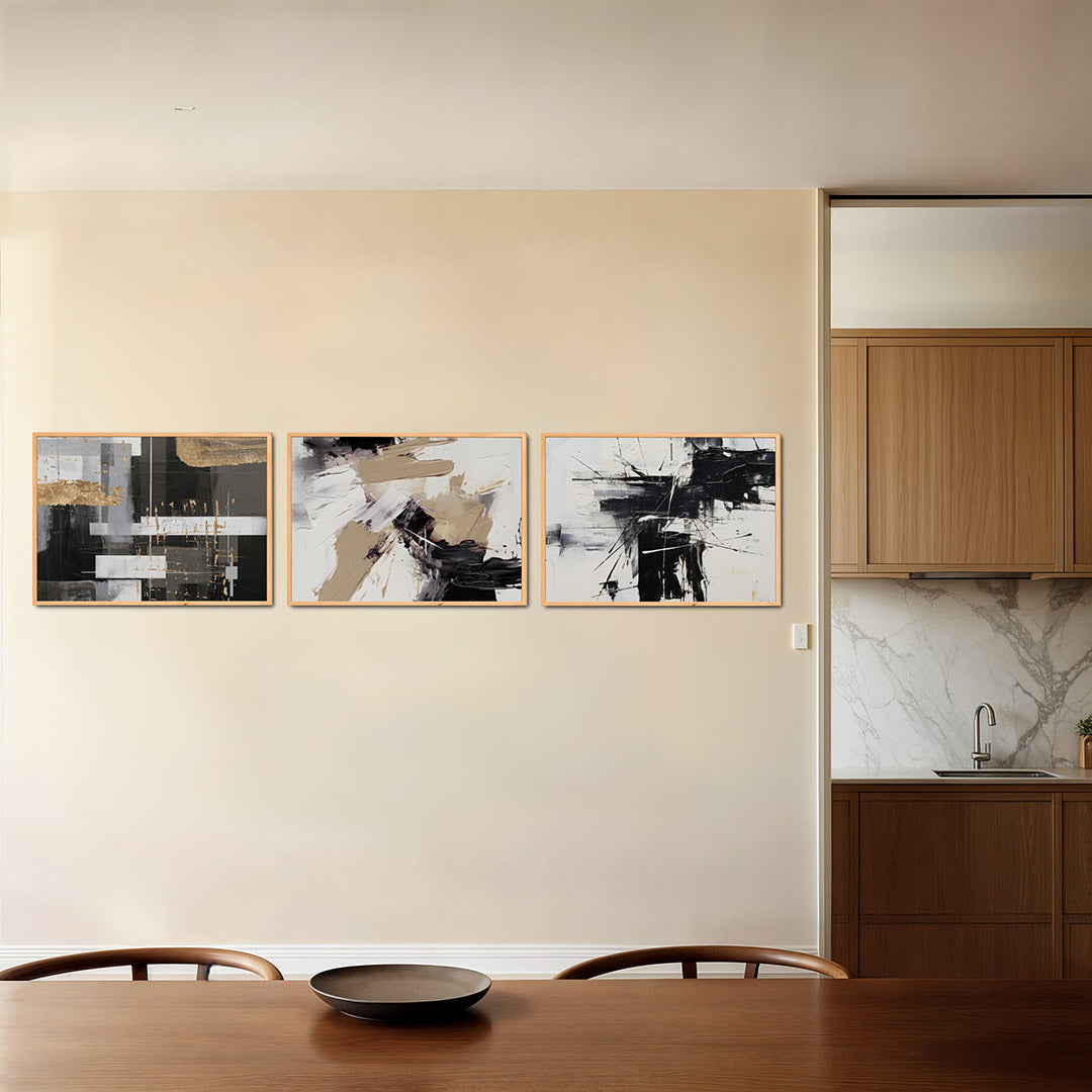 Gouden vlakken Posterset