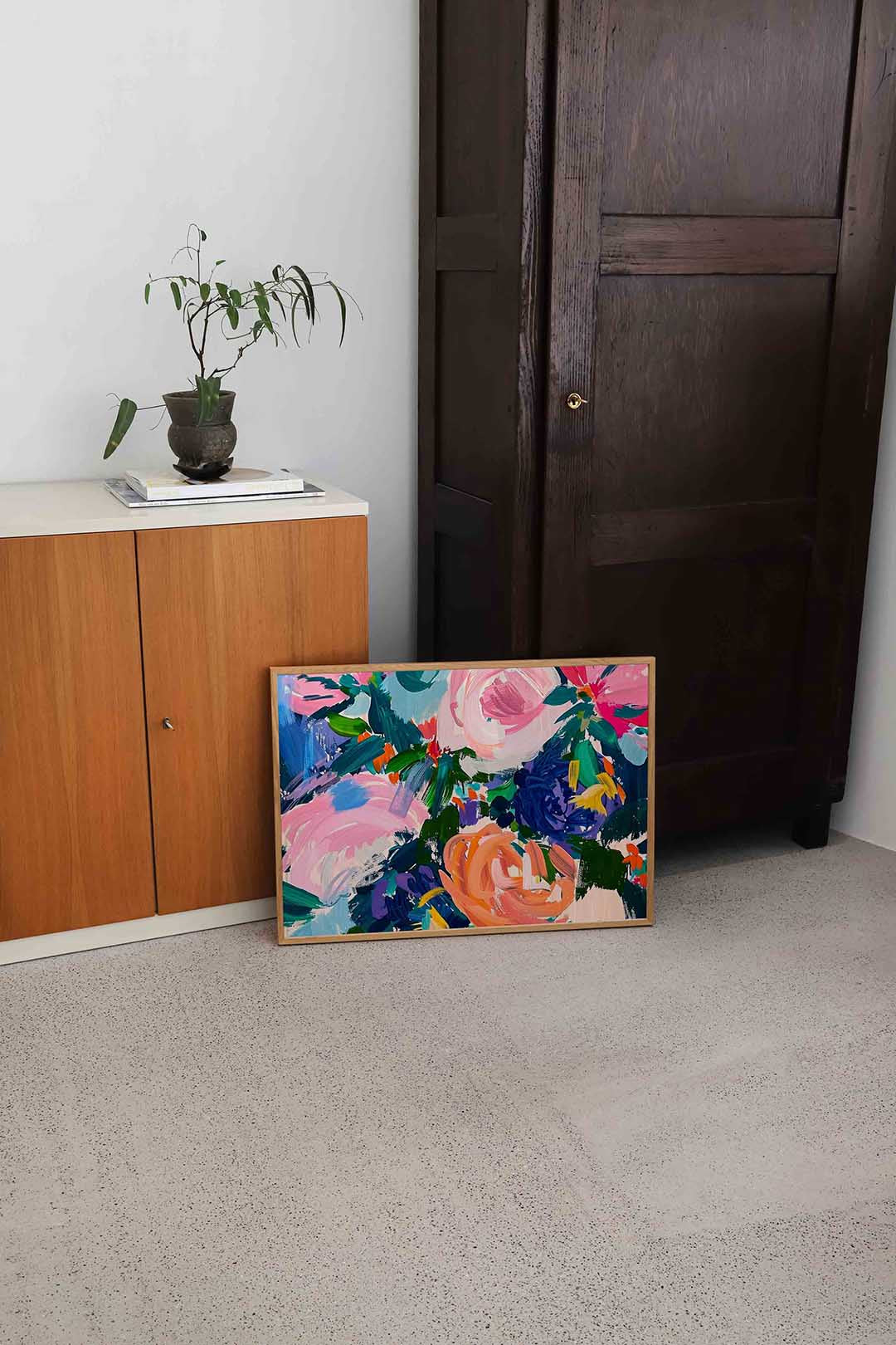 Bloemen en bladeren Poster