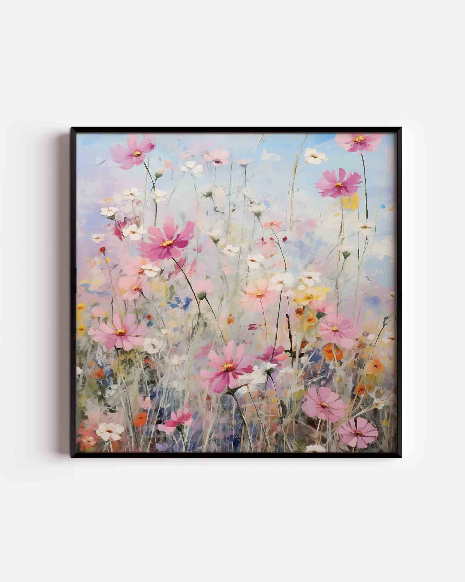 Bloemenveld Poster