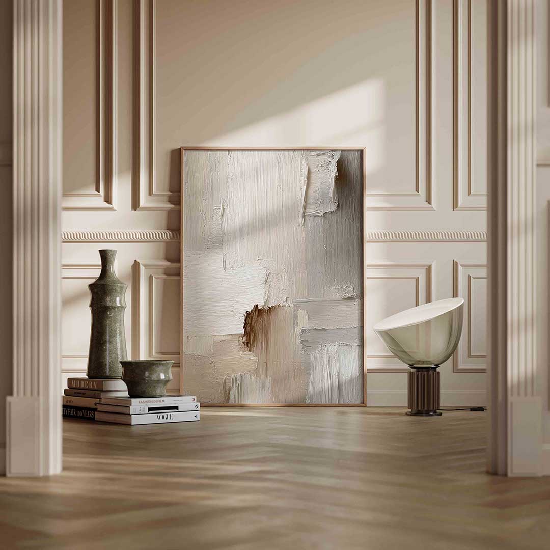 Beige textuur Poster