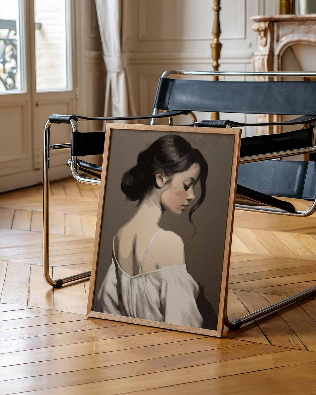 Elegante Vrouwelijke Stijl Poster-WallArtistic