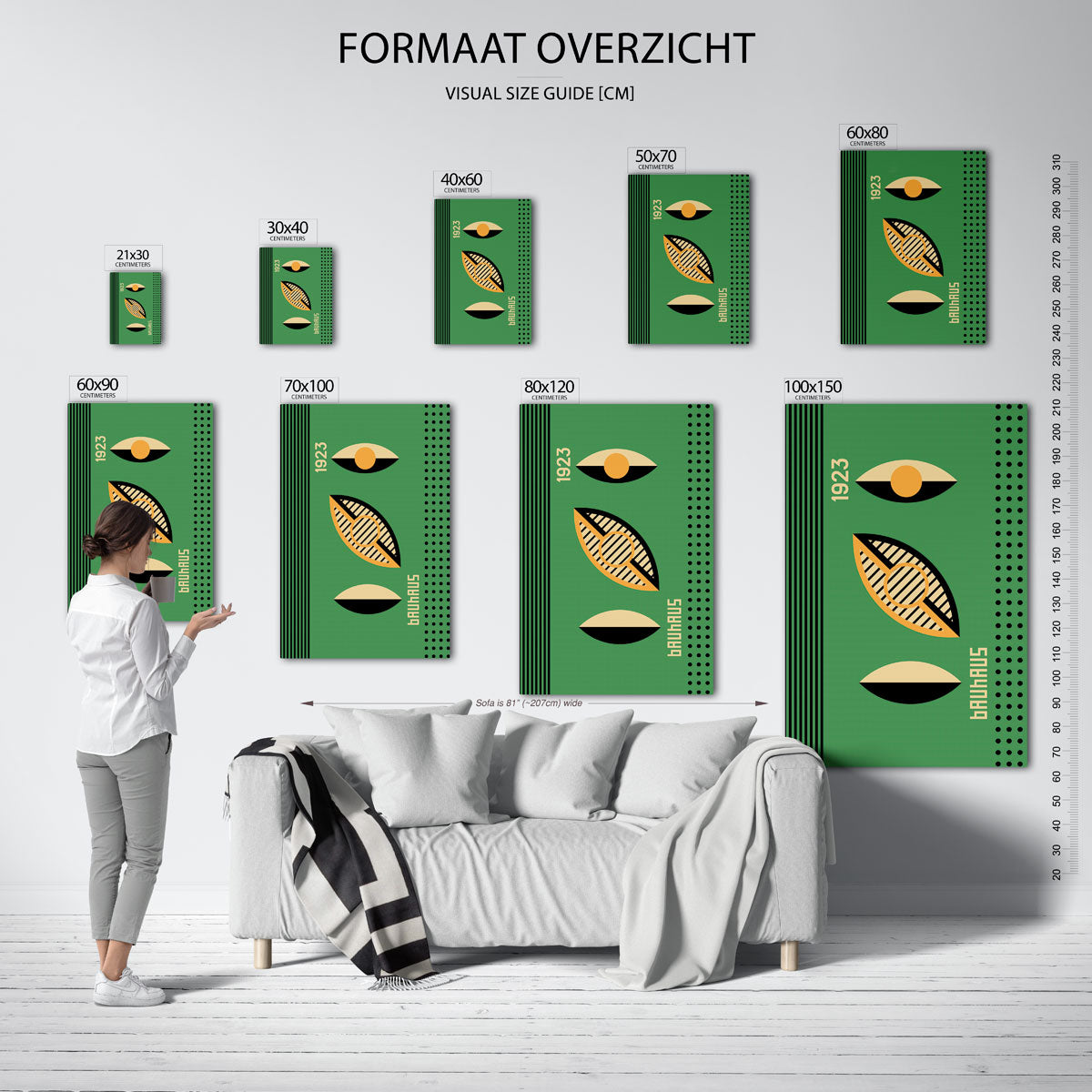 Vormen en lijnen Poster