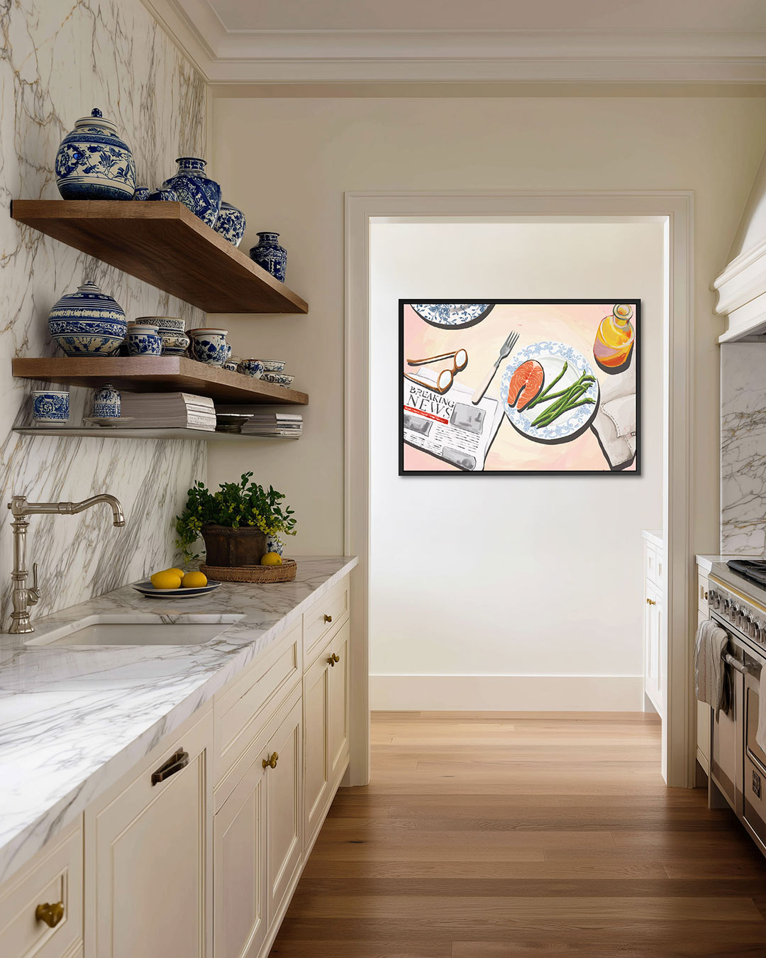 Eettafel compositie Kunstwerk