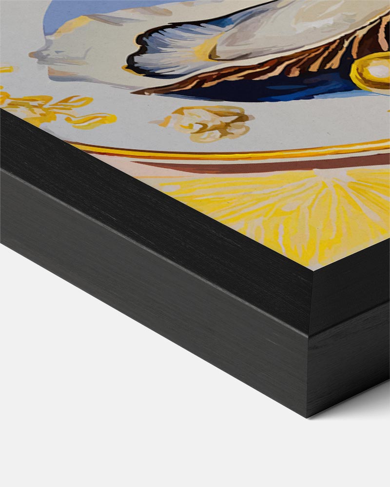 Elegant Oyster Diner Poster-WallArtistic