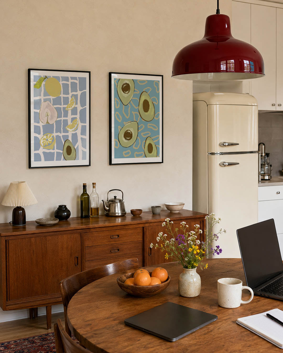 Fruitige patronen Posterset