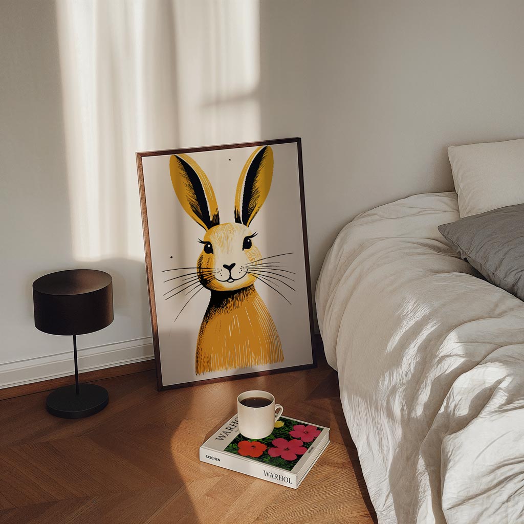 Schattige Konijnenposter-WallArtistic