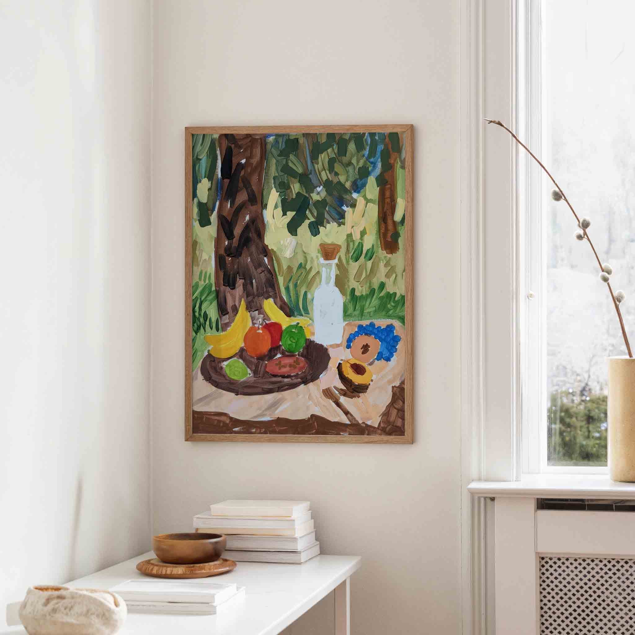 Fruit en fles Poster