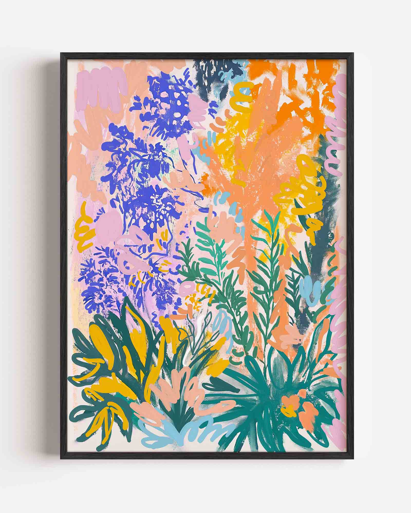 Botanische kleurenexplosie Poster