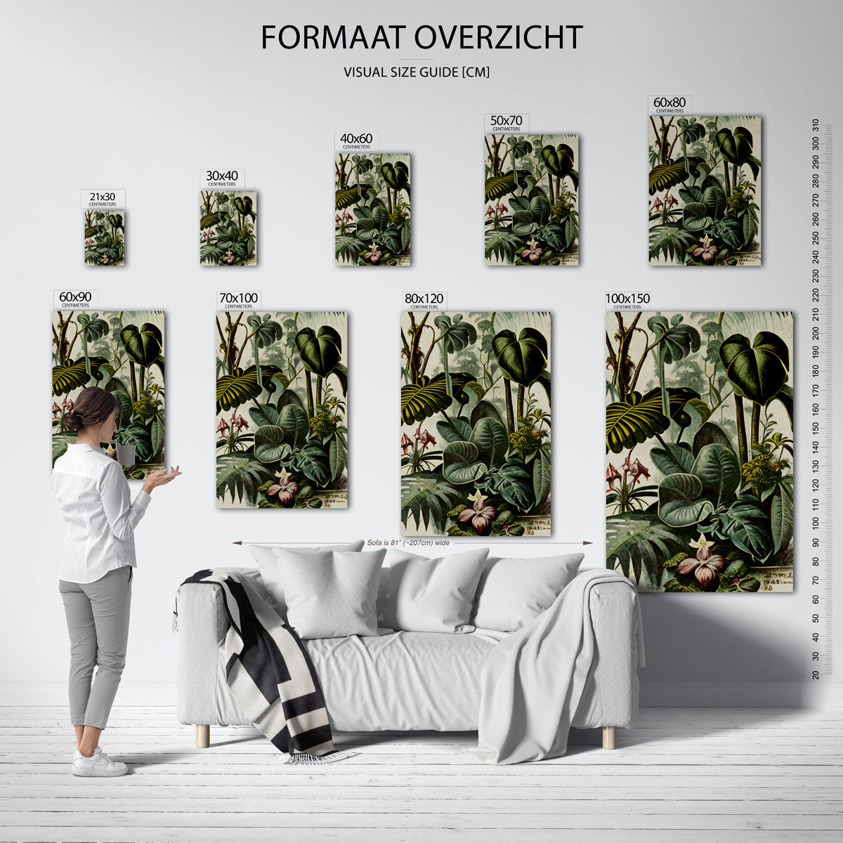 Tropische planten Poster