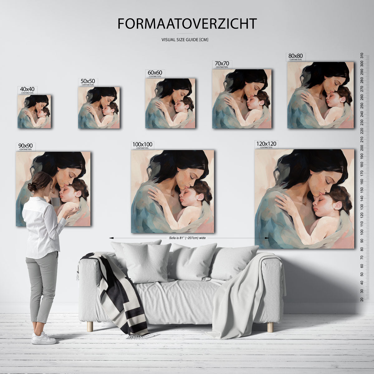 Moeder en kind Poster