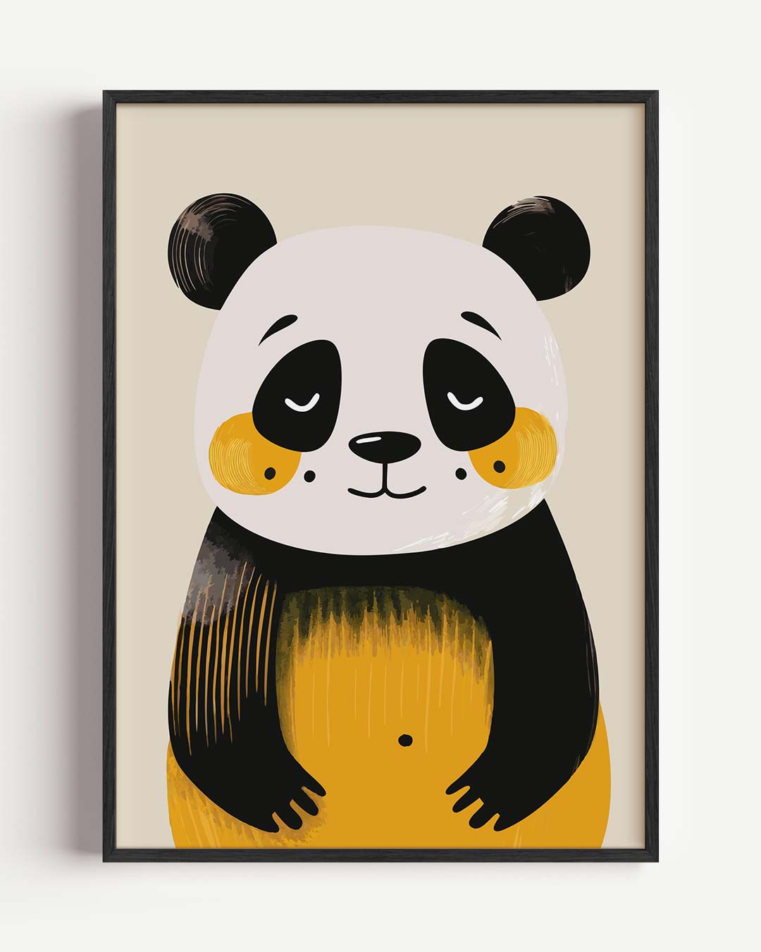 Schattige Dromerige Panda Poster-WallArtistic