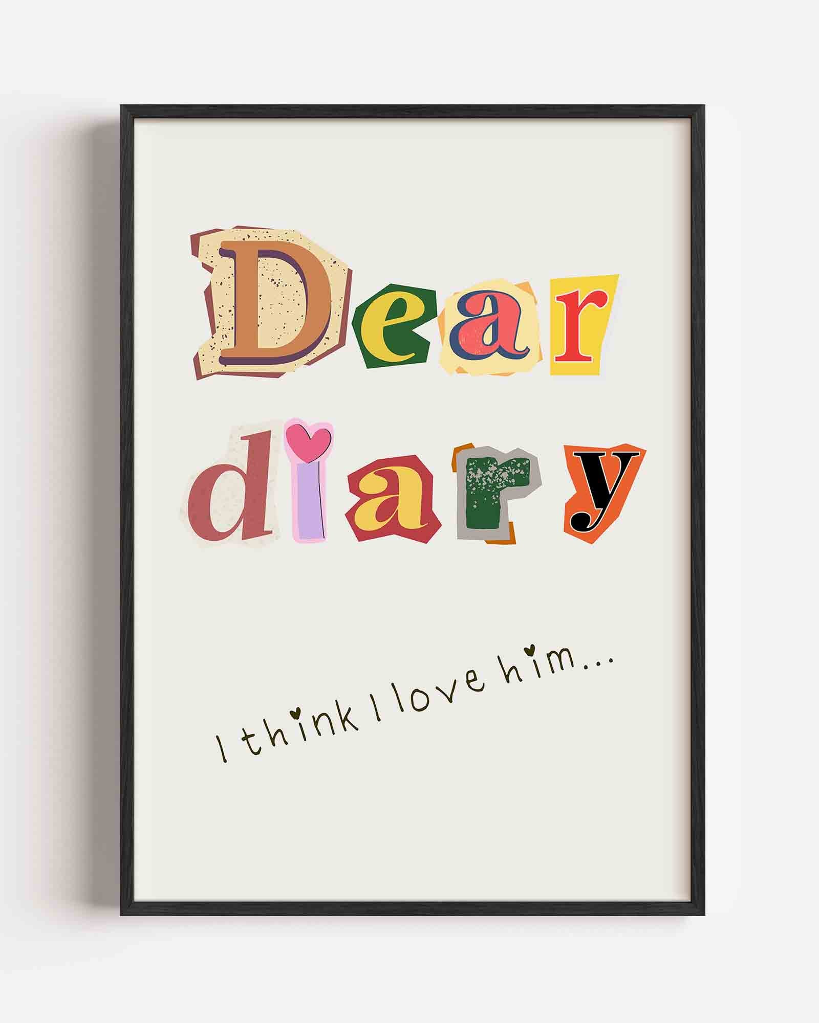 Dear diary Poster