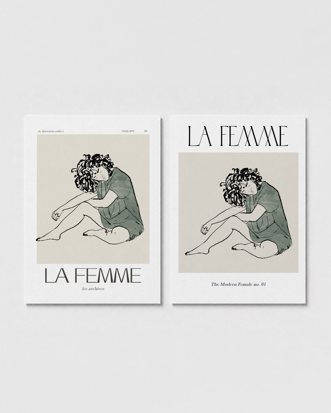 Lijn en kleur Posterset