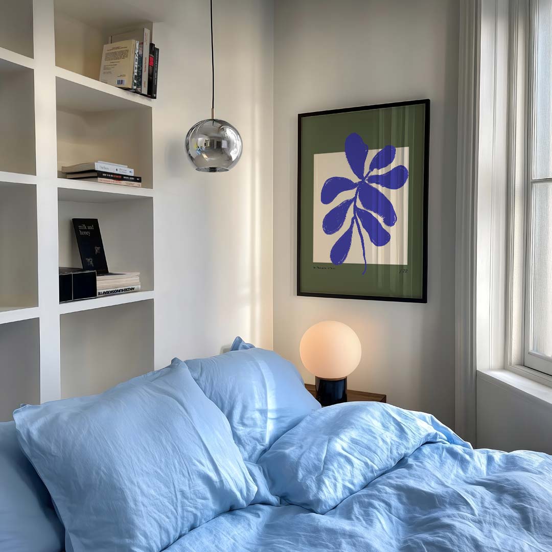 Moderne Kunstzinnige Bladeren Poster-WallArtistic
