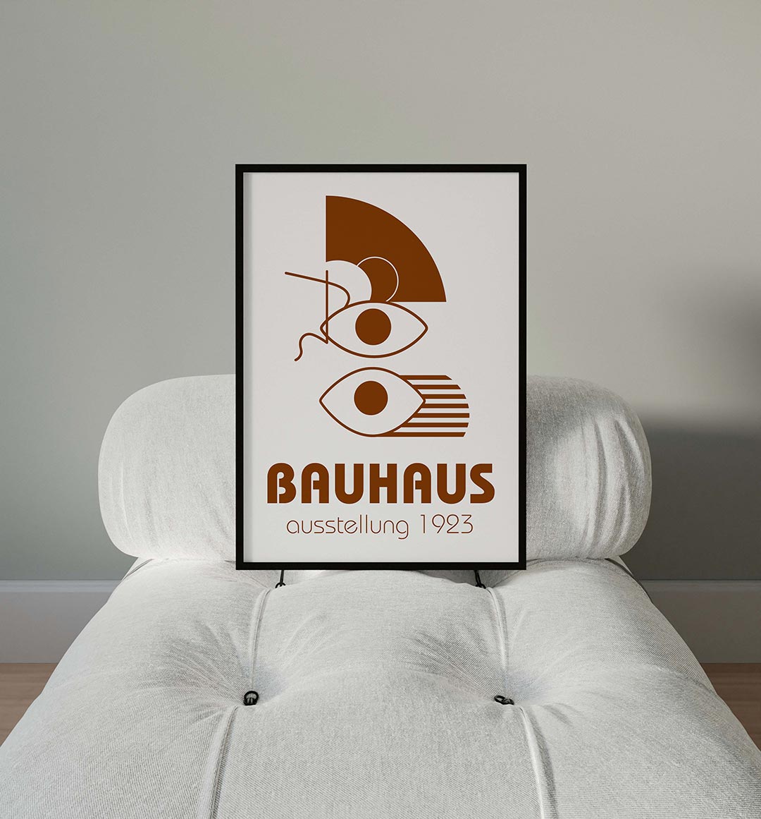 Oog en lijnen Poster